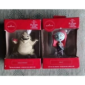 Hallmark Ornaments Disney The Nightmare Before Christmas Sally & Oogie Boogie